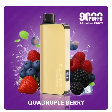 Alibarbar Ingot 9000 Puffs Vape - Quadruple Berry Australia