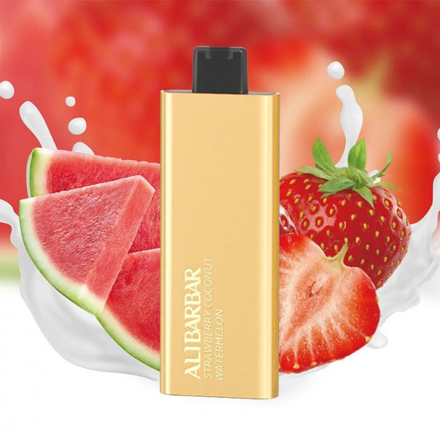 Alibarbar Pandora 7000 Puffs Vape - Strawberry Coconut Watermelon Australia