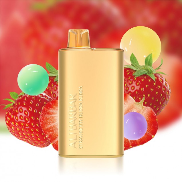 Alibarbar Rich 8000 Puffs Vape - Strawberry Hubba Bubba Australia
