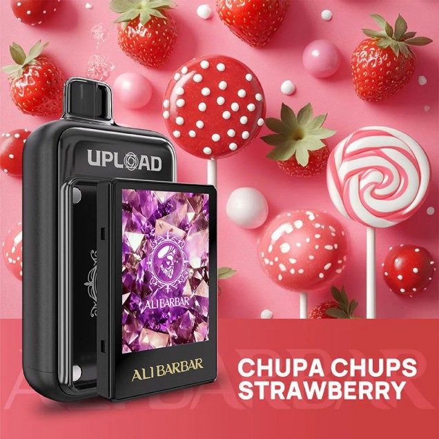 Alibarbar Upload 25000 Puffs Vape - Chupa Chups Strawberry Australia