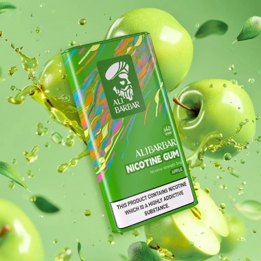 Alibarbar Nicotine Gum - Apple Australia