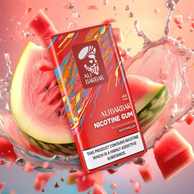 Alibarbar Nicotine Gum - Watermelon Australia