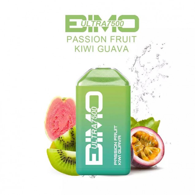 Bimo Ultra 7500 Puffs Vape - Passionfruit Kiwi Guava Australia