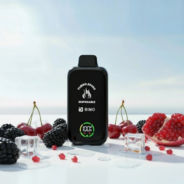 Bimo Turbo 20000 Puffs Vape - Blackberry Cherry Pomegranate Australia