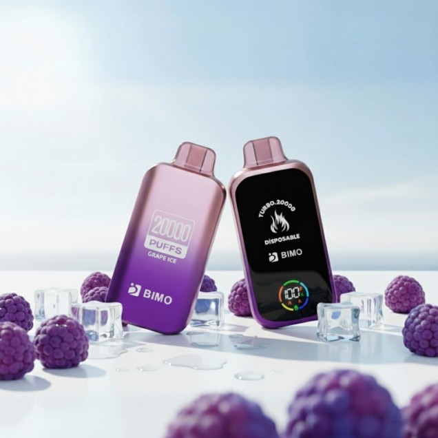 Bimo Turbo 20000 Puffs Vape - Grape Ice Australia