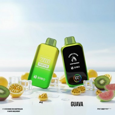 Bimo Turbo 20000 Puffs Vape - Passion Fruit Kiwi Guava Australia