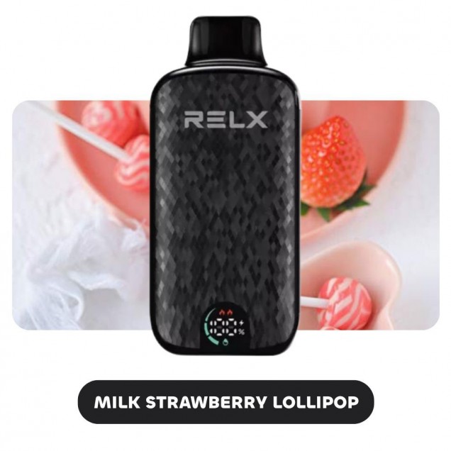 RELX Sparta 18000 Puffs Vape - Milk Strawberry Lollipop Australia