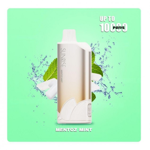 GROO Sunrise 10000 Puffs Vape - Mentoz Mint Australia