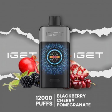 IGET One 12000 Puffs Vape - Blackberry Cherry Pomegranate Australia