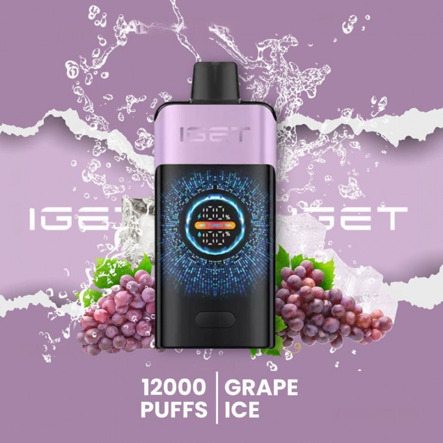 IGET One 12000 Puffs Vape - Grape Ice Australia