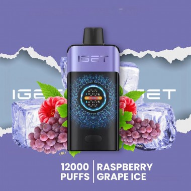 IGET One 12000 Puffs Vape - Raspberry Grape Ice Australia