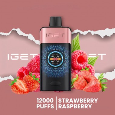 IGET One 12000 Puffs Vape - Strawberry Raspberry Australia
