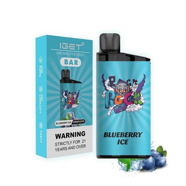 IGET Bar 3500 Puffs Vape - Blueberry Ice Australia
