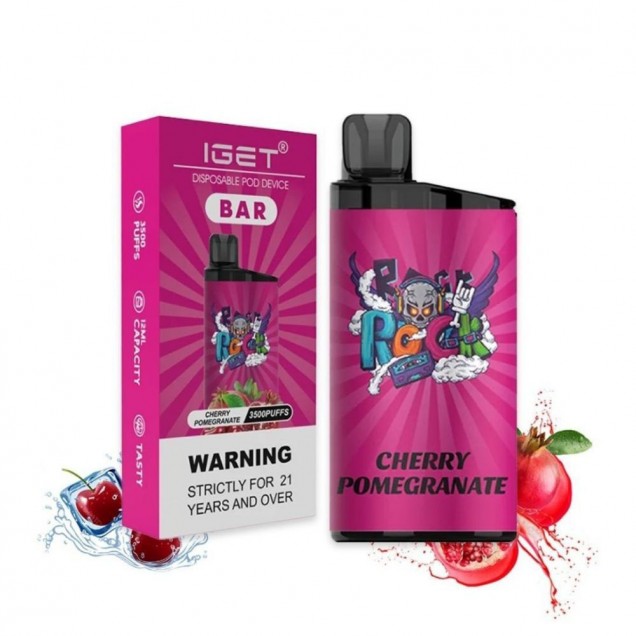IGET Bar 3500 Puffs Vape - Cherry Pomegranate Australia