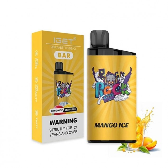 IGET Bar 3500 Puffs Vape - Mango Ice Australia