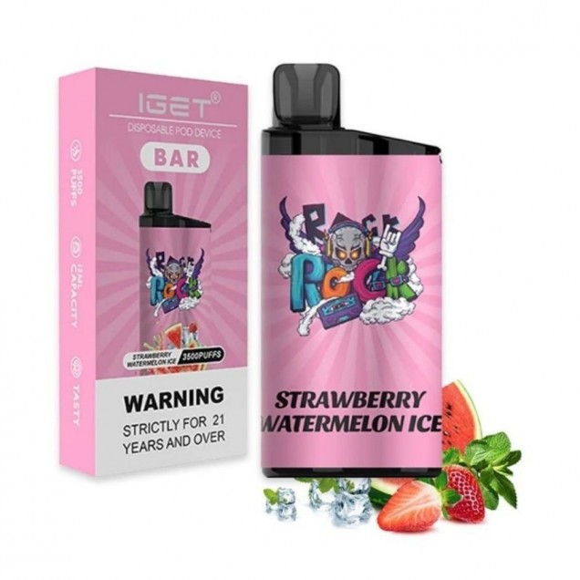 IGET Bar 3500 Puffs Vape - Strawberry Watermelon Ice Australia