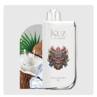 Kuz Lux 9000 Puffs Vape - Cool Coconut Ice Australia