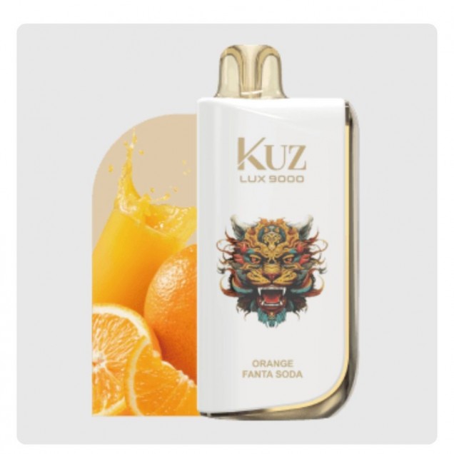 Kuz Lux 9000 Puffs Vape - Orange Fanta Soda Australia