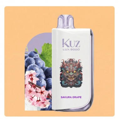 Kuz Lux 9000 Puffs Vape - Sakura Grape Australia