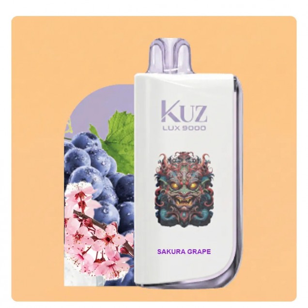 Kuz Lux 9000 Puffs Vape - Sakura Grape Australia
