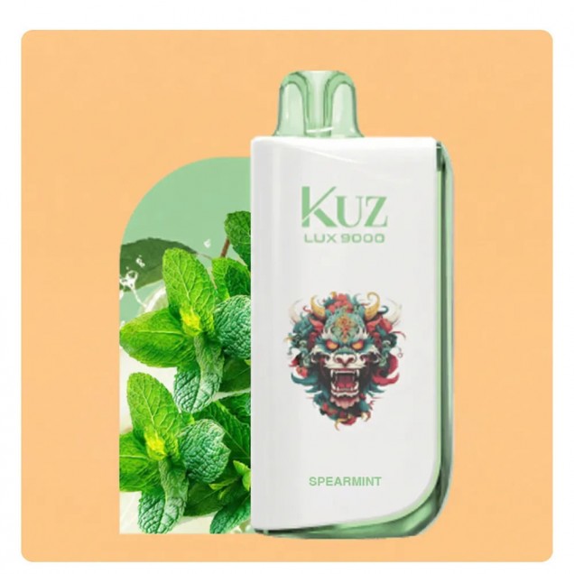 Kuz Lux 9000 Puffs Vape - Spearmint Australia