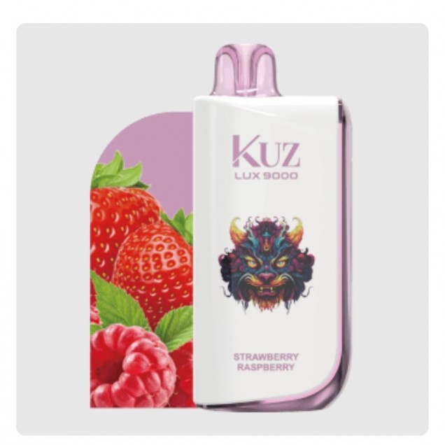 Kuz Lux 9000 Puffs Vape - Strawberry Raspberry Australia