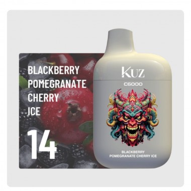 Kuz C6000 Vape - Blackberry Pomegranate Cherry Ice Australia