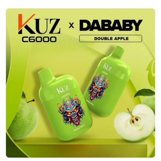Kuz C6000 Vape - Double Apple Australia