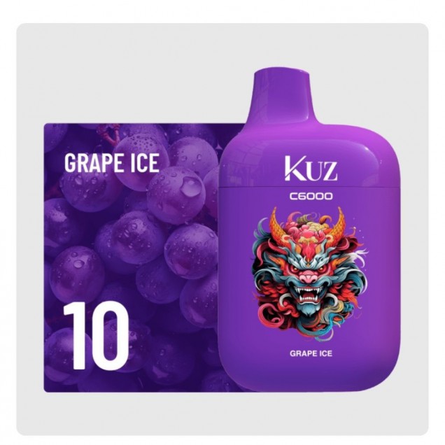 Kuz C6000 Vape - Grape Ice Australia