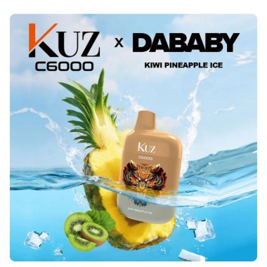 Kuz C6000 Vape - Kiwi Pineapple Ice Australia