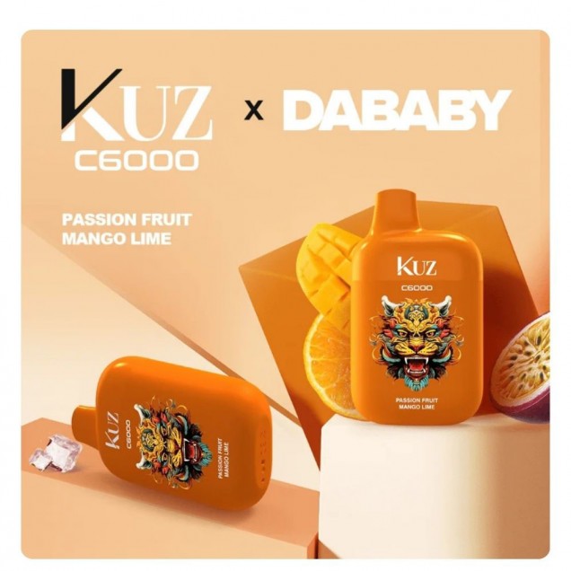 Kuz C6000 Vape - Passionfruit Mango Lime Australia