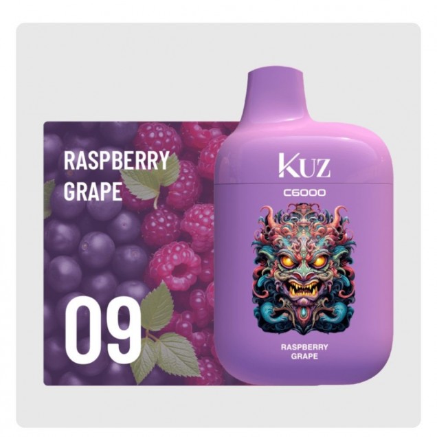 Kuz C6000 Vape - Raspberry Grape Australia