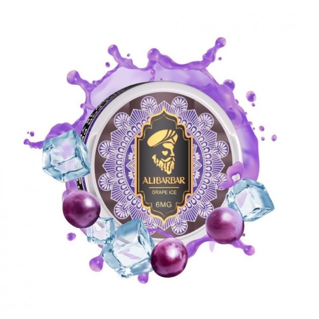 Alibarbar Nicotine Pouches - Grape Ice Australia