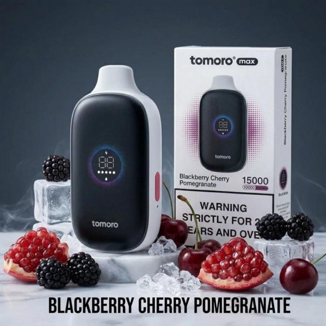 Tomoro 15000 Puffs Vape - Blackberry Cherry Pomegranate Australia