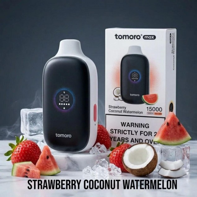 Tomoro 15000 Puffs Vape - Strawberry Coconut Watermelon Australia