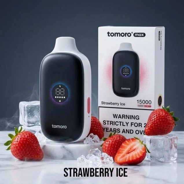 Tomoro 15000 Puffs Vape - Strawberry Ice Australia