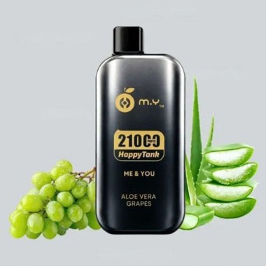 Happy Tank 21000 Puffs Vape - Aloe Vera Grapes (No Box) Australia