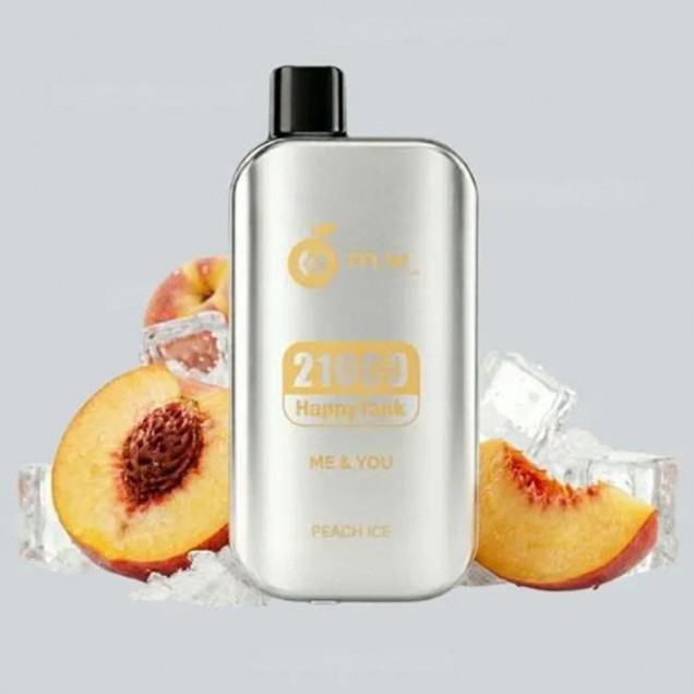 Happy Tank 21000 Puffs Vape - Peach Ice (No Box) Australia