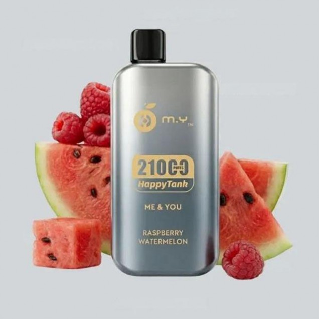 Happy Tank 21000 Puffs Vape - Raspberry Watermelon (No Box) Australia