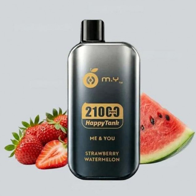 Happy Tank 21000 Puffs Vape - Strawberry Watermelon (No Box) Australia