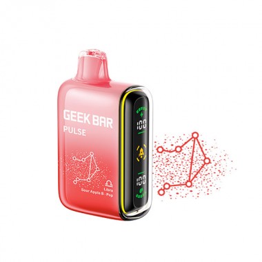 Geek Bar Pulse Zodiac Edition 15000 Puffs Vape - Sour Apple B - Pop Australia