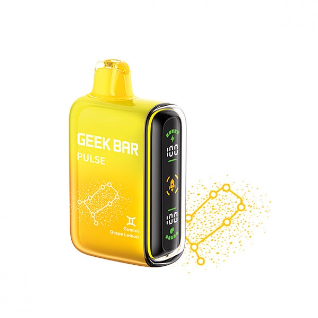 Geek Bar Pulse Zodiac Edition 15000 Puffs Vape - Grape Lemon Australia