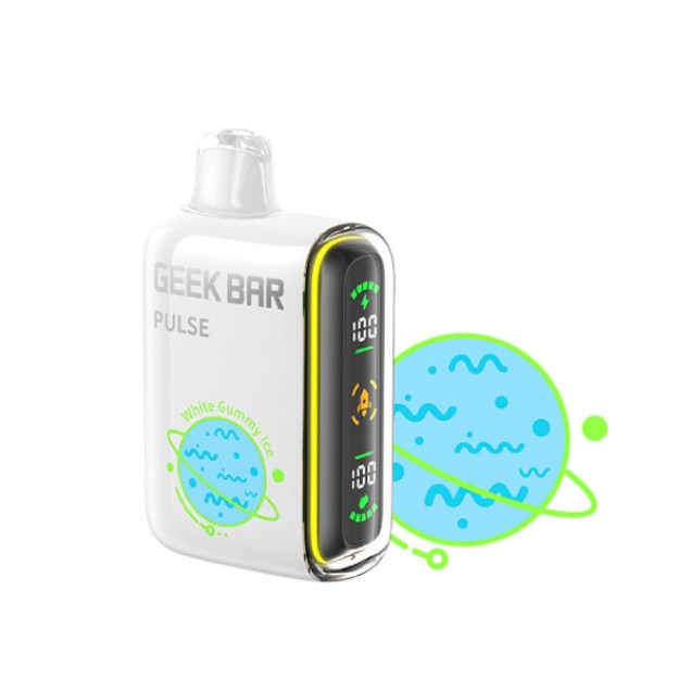 Geek Bar Pulse Planet Edition 15000 Puffs Vape - White Gummy Ice Australia