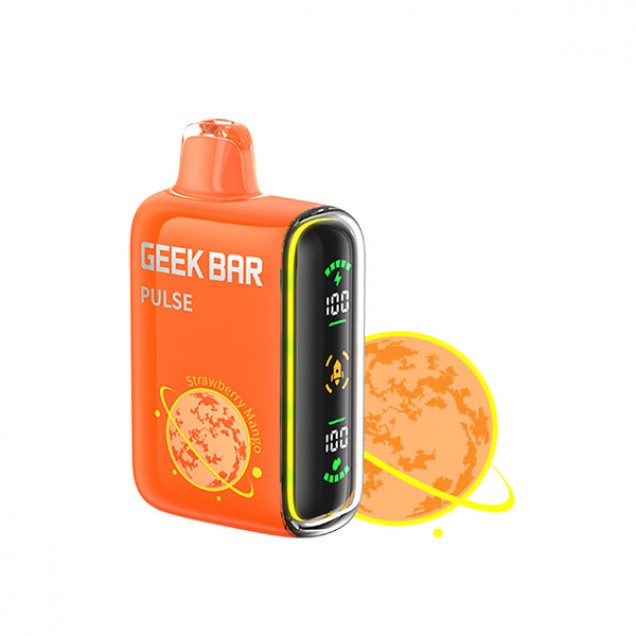 Geek Bar Pulse Planet Edition 15000 Puffs Vape - Strawberry Mango Australia