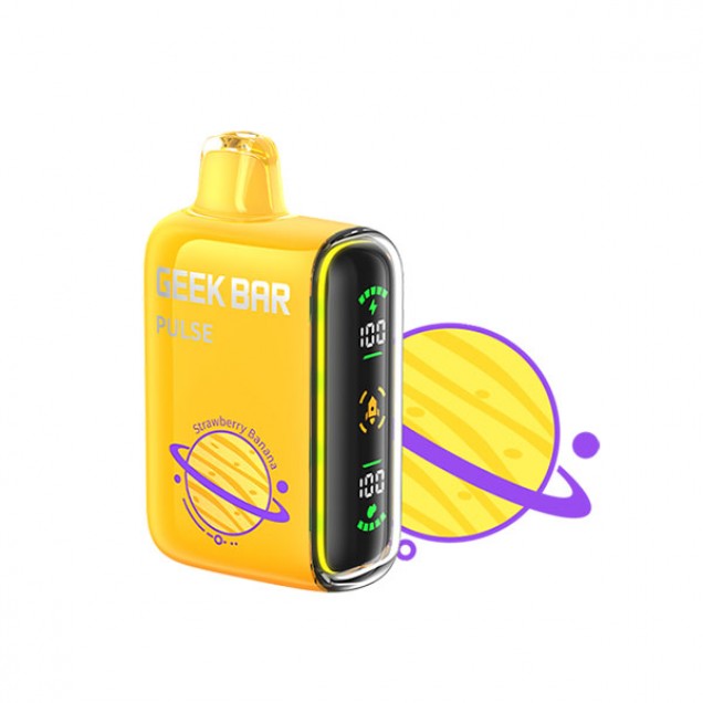 Geek Bar Pulse Planet Edition 15000 Puffs Vape - Strawberry Banana Australia