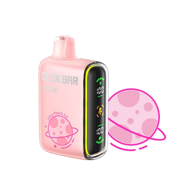Geek Bar Pulse Planet Edition 15000 Puffs Vape - Juicy Peach Ice Australia