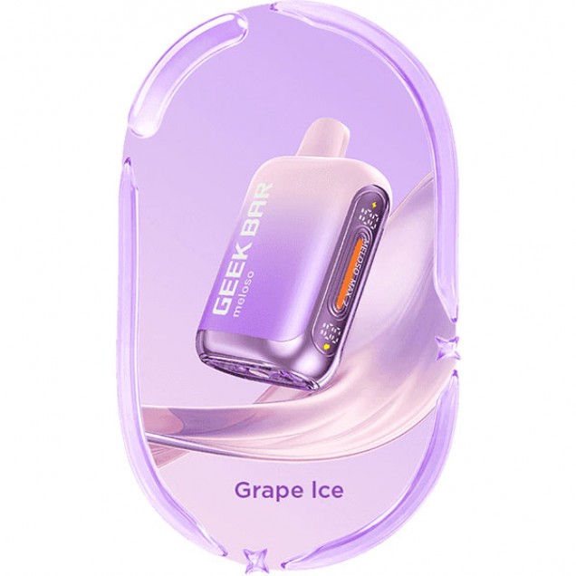 Geek Bar Meloso Max 2 12000 Puffs Vape - Grape Ice Australia