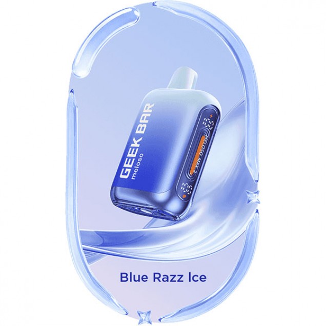 Geek Bar Meloso Max 2 12000 Puffs Vape - Blue Razz Ice Australia