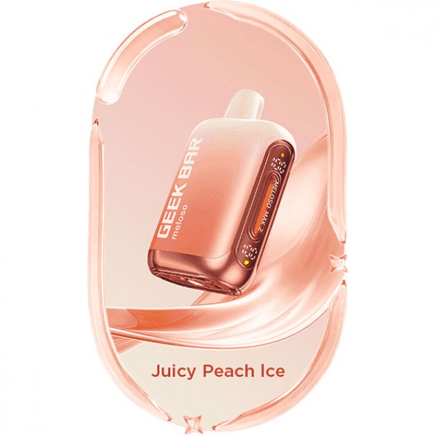 Geek Bar Meloso Max 2 12000 Puffs Vape - Juicy Peach Ice Australia