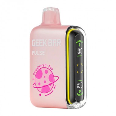 Geek Bar Pulse Zero Nicotine 15000 Puffs Vape - Strawberry B-Pop Australia